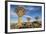 Africa, Namibia. Quiver Trees and Boulders-Jaynes Gallery-Framed Photographic Print