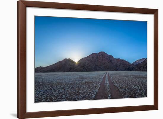 Africa, Namibia. Sunrise at Kanaan farm in Southern Namibia.-Catherina Unger-Framed Photographic Print