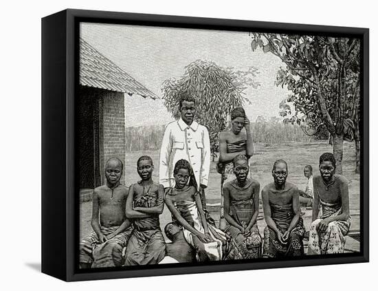 Africa. Native Affected by Sleeping Sickness, 1903-null-Framed Premier Image Canvas