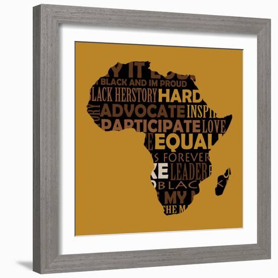 Africa Pride-Adebowale-Framed Art Print