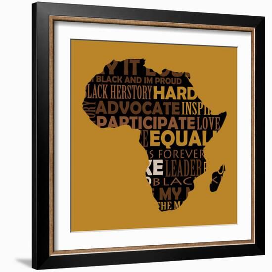 Africa Pride-Adebowale-Framed Art Print