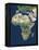 Africa, Satellite Image-PLANETOBSERVER-Framed Premier Image Canvas