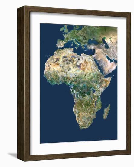 Africa, Satellite Image-PLANETOBSERVER-Framed Photographic Print