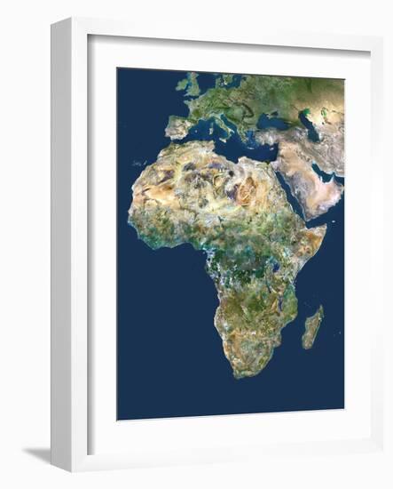 Africa, Satellite Image-PLANETOBSERVER-Framed Photographic Print