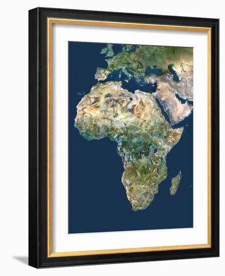 Africa, Satellite Image-PLANETOBSERVER-Framed Photographic Print