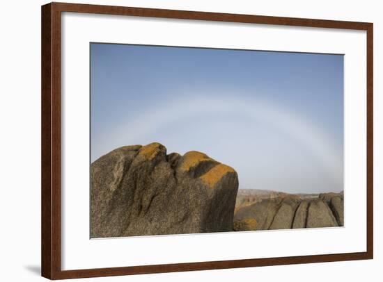 Africa, South Africa, Boulderbaai. Rock Resembles Human Head-Jaynes Gallery-Framed Photographic Print