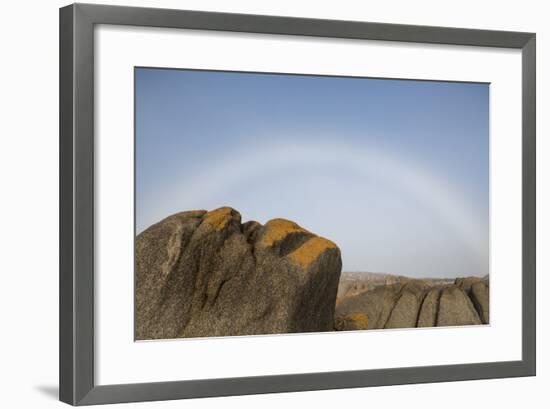 Africa, South Africa, Boulderbaai. Rock Resembles Human Head-Jaynes Gallery-Framed Photographic Print