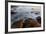 Africa, South Africa. Sunset on Ocean and Shore Rocks-Jaynes Gallery-Framed Photographic Print