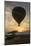 Africa. Tanzania. Hot air balloon crossing the Mara River, Serengeti National Park.-Ralph H. Bendjebar-Mounted Photographic Print