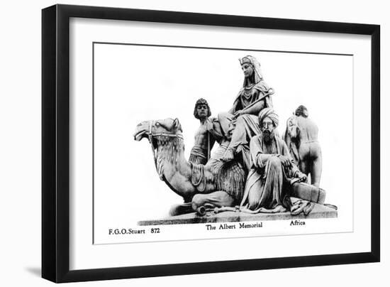 Africa, the Albert Memorial, London, 20th Century-null-Framed Giclee Print