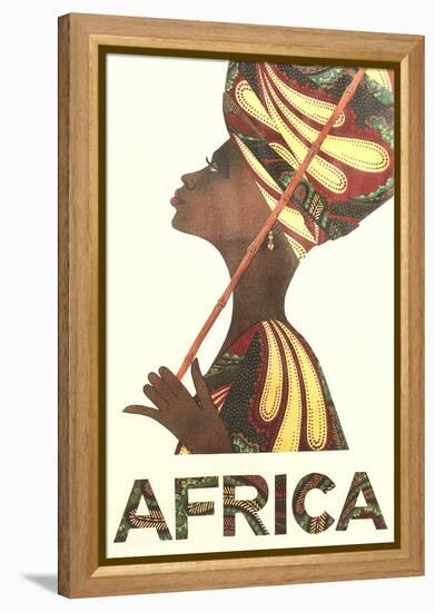 Africa Travel Poster-null-Framed Stretched Canvas