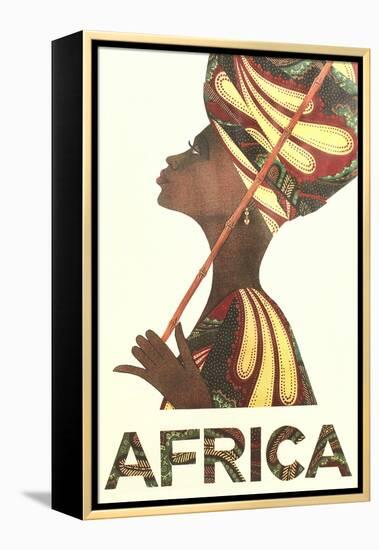 Africa Travel Poster-null-Framed Stretched Canvas