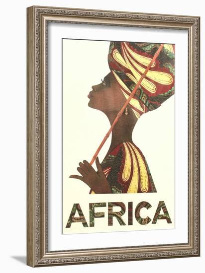 Africa Travel Poster-null-Framed Art Print