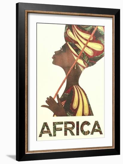 Africa Travel Poster-null-Framed Art Print