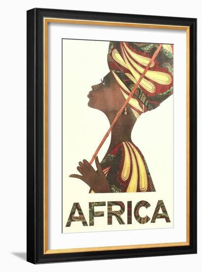 Africa Travel Poster-null-Framed Premium Giclee Print