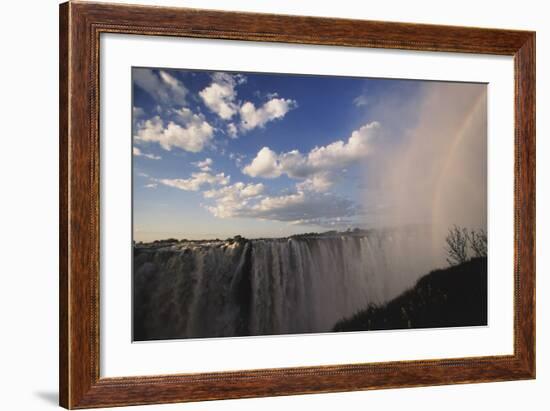 Africa, Zambia Side, View of Victoria Falls Rainbow-Stuart Westmorland-Framed Photographic Print