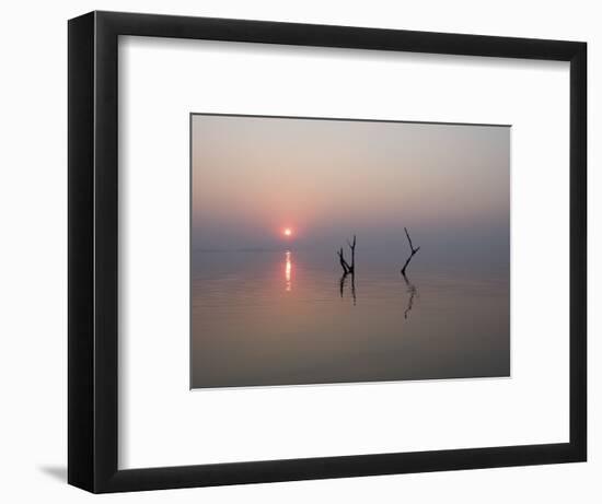 Africa, Zimbabwe, Matusadona National Park. Reflections on Lake Kariba.-Jaynes Gallery-Framed Photographic Print