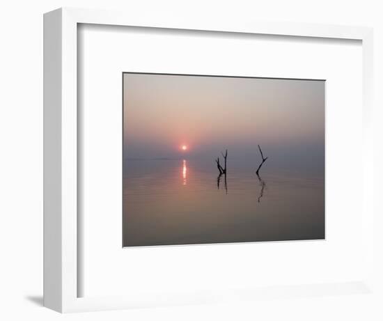 Africa, Zimbabwe, Matusadona National Park. Reflections on Lake Kariba.-Jaynes Gallery-Framed Photographic Print