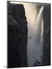 Africa, Zimbabwe, Victoria Falls. Close-Up of Waterfall and Spray at Sunrise-Jaynes Gallery-Mounted Photographic Print