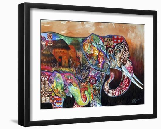 Africa-Oxana Zaika-Framed Giclee Print