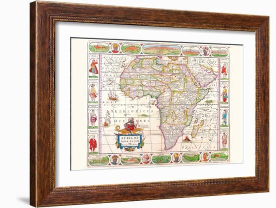 Africa-Vincenzo Coronelli-Framed Art Print