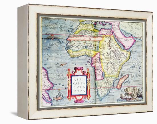 Africae Tabvla Nova, 1570-Abraham Ortelius-Framed Premier Image Canvas