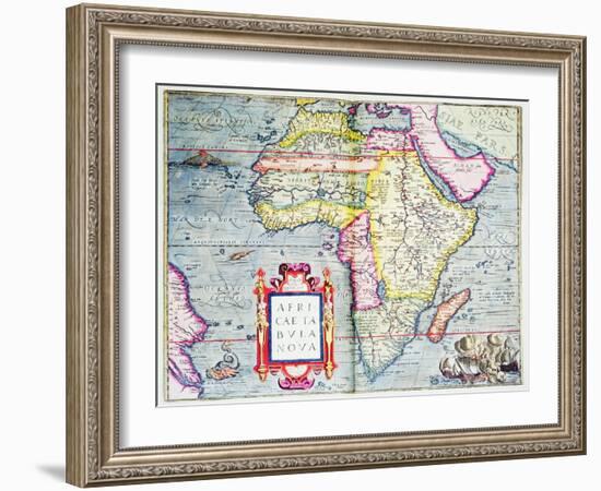 Africae Tabvla Nova, 1570-Abraham Ortelius-Framed Giclee Print