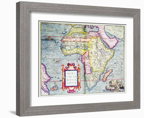 Africae Tabvla Nova, 1570-Abraham Ortelius-Framed Giclee Print