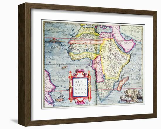 Africae Tabvla Nova, 1570-Abraham Ortelius-Framed Giclee Print