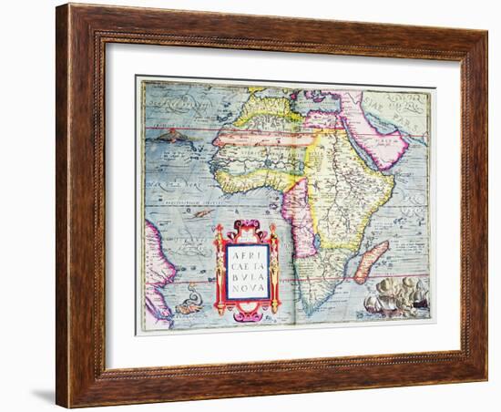 Africae Tabvla Nova, 1570-Abraham Ortelius-Framed Giclee Print