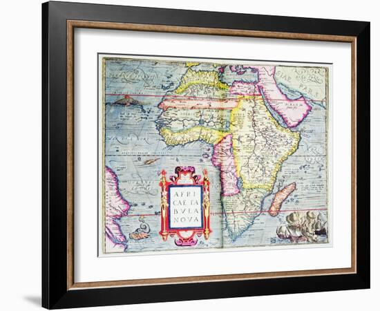 Africae Tabvla Nova, 1570-Abraham Ortelius-Framed Giclee Print