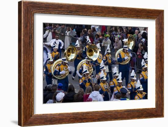 African American Band In Parade-Carol Highsmith-Framed Art Print