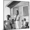African-American family in California, 1939-Dorothea Lange-Mounted Photographic Print