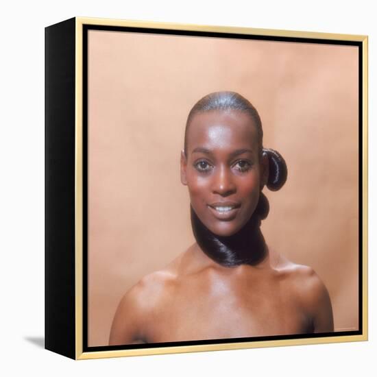 African American Fashion Model Naomi Sims-Yale Joel-Framed Premier Image Canvas