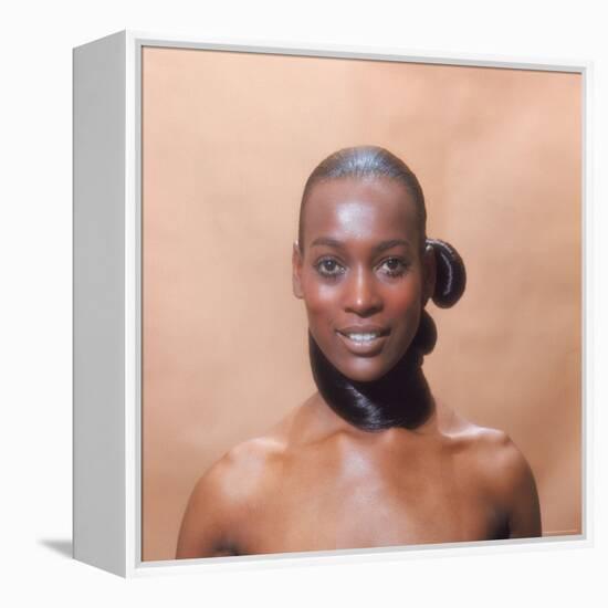 African American Fashion Model Naomi Sims-Yale Joel-Framed Premier Image Canvas