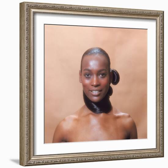 African American Fashion Model Naomi Sims-Yale Joel-Framed Premium Photographic Print