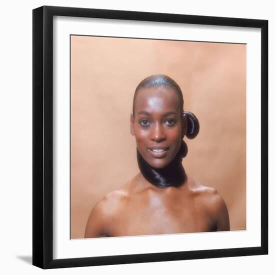 African American Fashion Model Naomi Sims-Yale Joel-Framed Premium Photographic Print