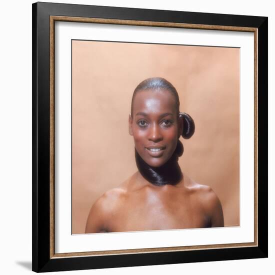 African American Fashion Model Naomi Sims-Yale Joel-Framed Premium Photographic Print