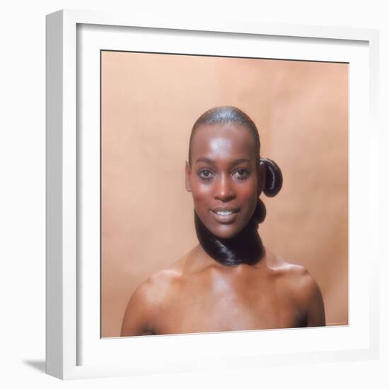African American Fashion Model Naomi Sims-Yale Joel-Framed Premium Photographic Print