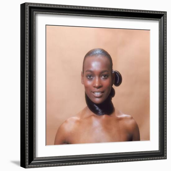 African American Fashion Model Naomi Sims-Yale Joel-Framed Premium Photographic Print