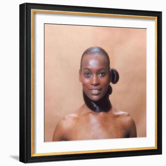 African American Fashion Model Naomi Sims-Yale Joel-Framed Premium Photographic Print