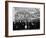 African American Flood Victims Lined Up to Get Food and Clothing From Red Cross Relief Station-Margaret Bourke-White-Framed Premium Photographic Print