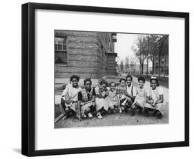 African American Girls Posing on the South Side of Chicago-Gordon Coster-Framed Photographic Print