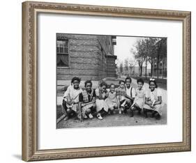 African American Girls Posing on the South Side of Chicago-Gordon Coster-Framed Photographic Print