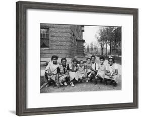 African American Girls Posing on the South Side of Chicago-Gordon Coster-Framed Photographic Print