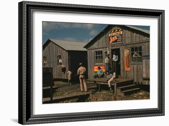 African American Juke Joint-null-Framed Art Print