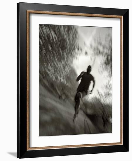 African American Male on a Training Run, New York, New York, USA-Chris Trotman-Framed Photographic Print