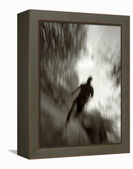 African American Male on a Training Run-Chris Trotman-Framed Premier Image Canvas