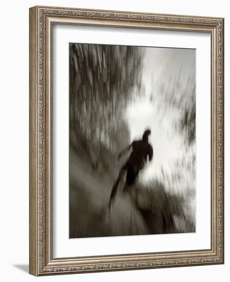 African American Male on a Training Run-Chris Trotman-Framed Photographic Print