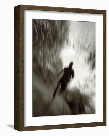 African American Male on a Training Run-Chris Trotman-Framed Photographic Print